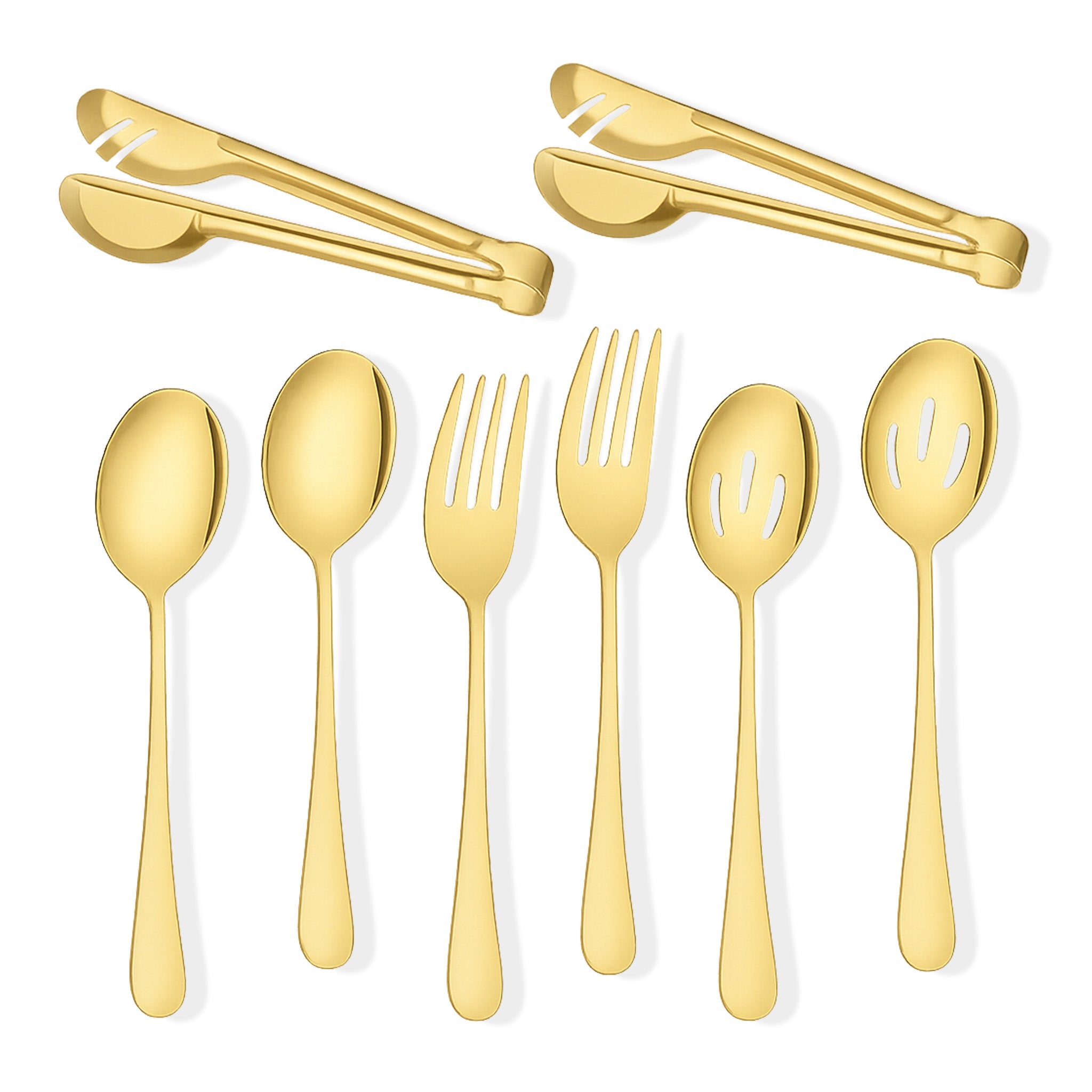 8-Piece Stainless-Steel Serving Utensil Set