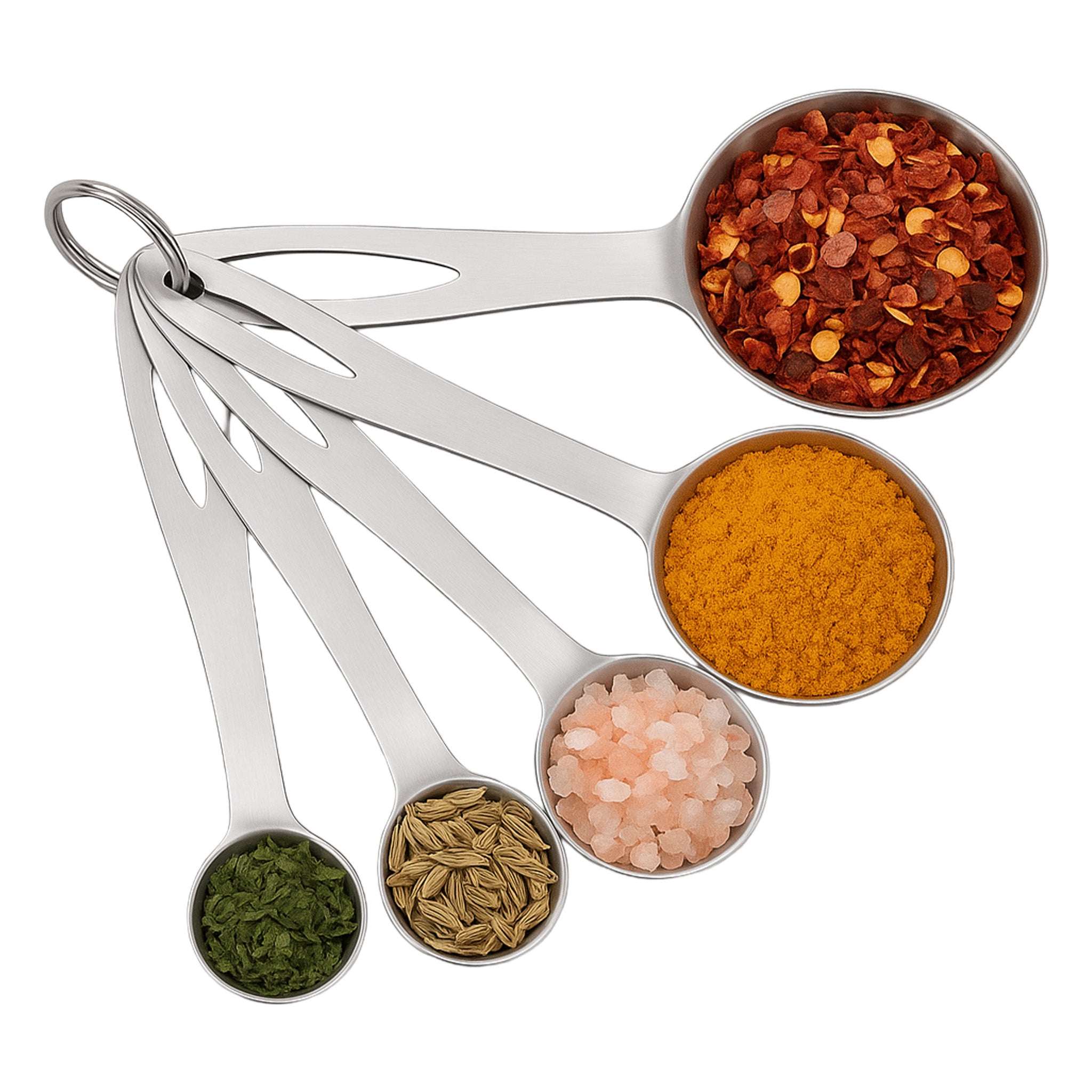 Stainless Steel Measuring Spoon Set for Kitchen & Baking