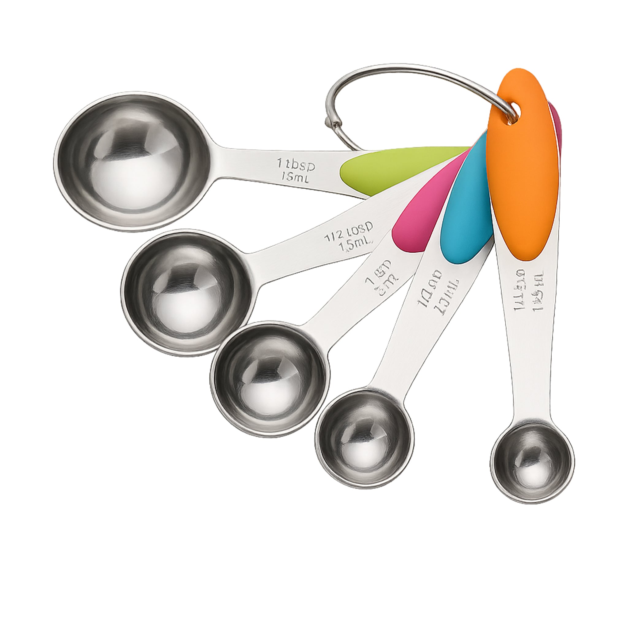 304 Stainless Steel Measuring Cups & Spoons Set for Baking & Cooking