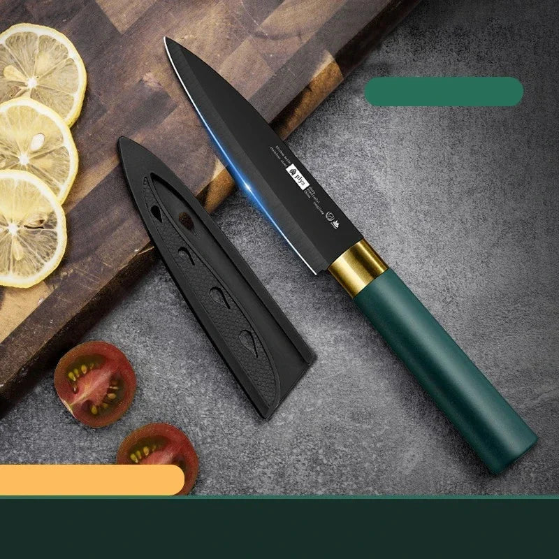CMGF Forged Knife Set, Kitchen Knife Sharp Household Suitable for Cutting Meat and Vegetables Kitchen Tool Fruit Knife Set