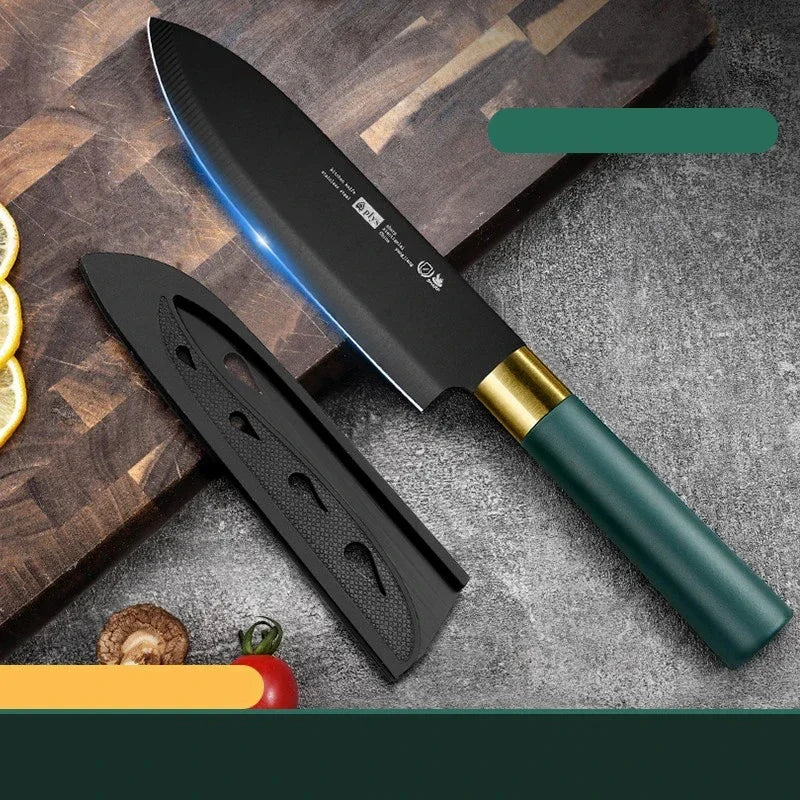 CMGF Forged Knife Set, Kitchen Knife Sharp Household Suitable for Cutting Meat and Vegetables Kitchen Tool Fruit Knife Set