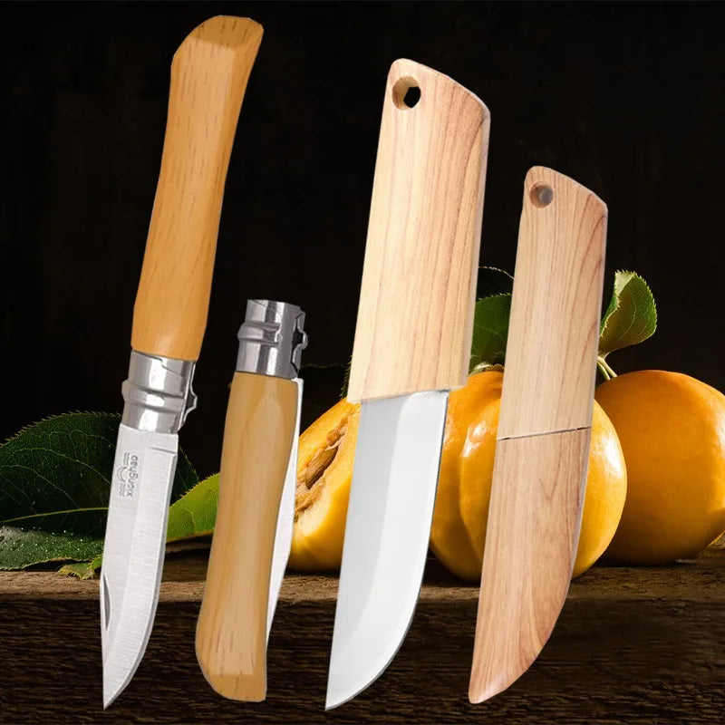 Household Folding Fruit Knife Stainless Steel Sharp Peeler Knife Vegetable and Fruit Slicing Knife Butcher's Meat Boning Knives