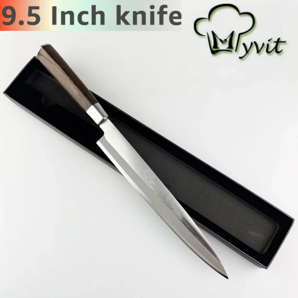 Japanese Kitchen Knife Set Sashimi Sushi Knife Stainless Steel Santoku Knives Chef Carving Utility Fish Filleting Slicing Knives