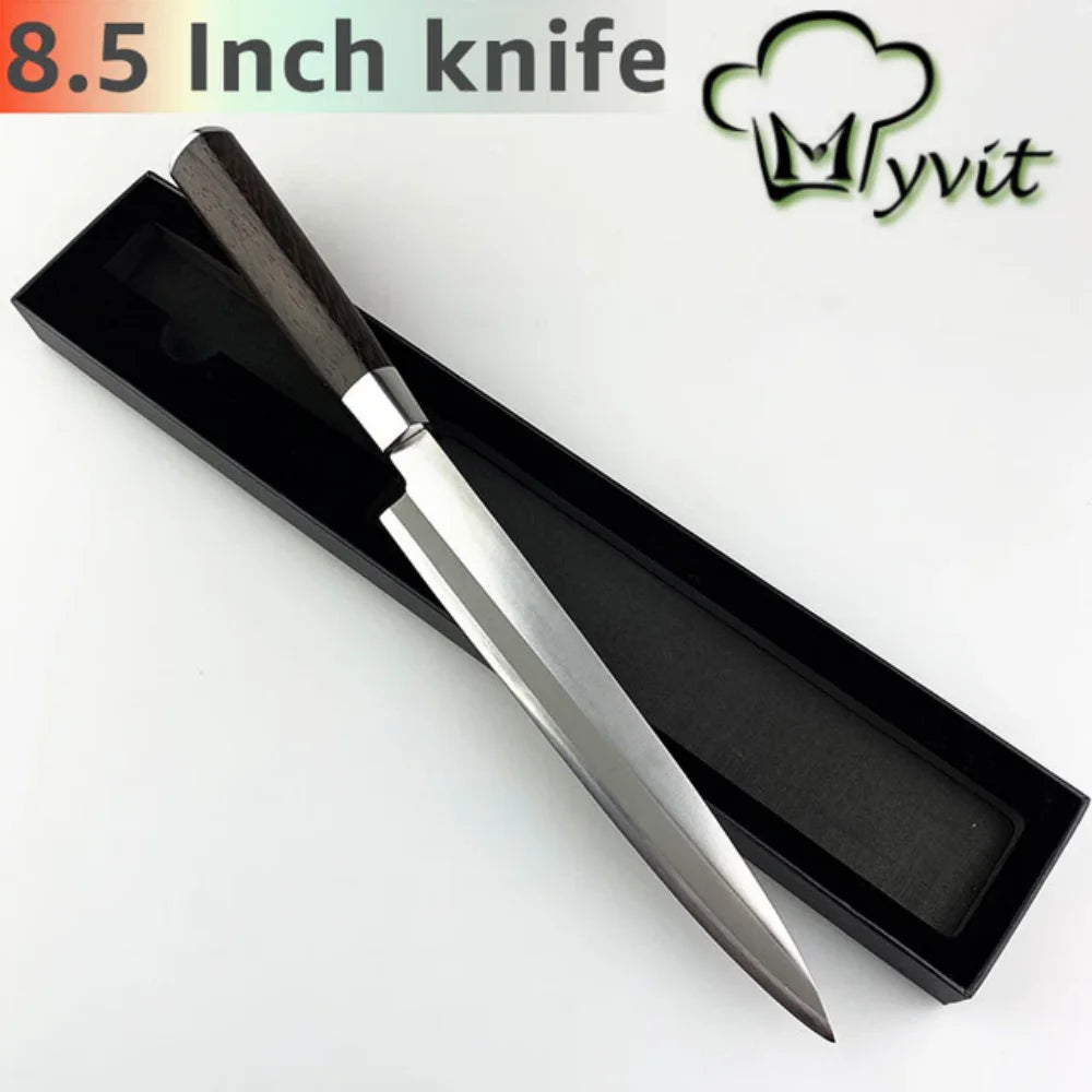 Japanese Kitchen Knife Set Sashimi Sushi Knife Stainless Steel Santoku Knives Chef Carving Utility Fish Filleting Slicing Knives