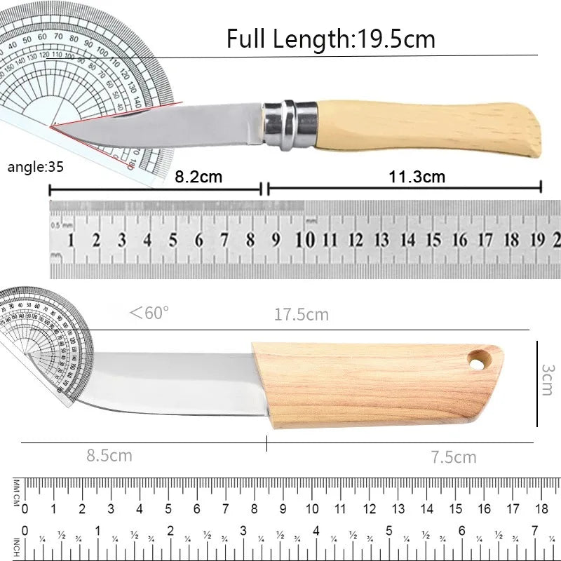 Household Folding Fruit Knife Stainless Steel Sharp Peeler Knife Vegetable and Fruit Slicing Knife Butcher's Meat Boning Knives