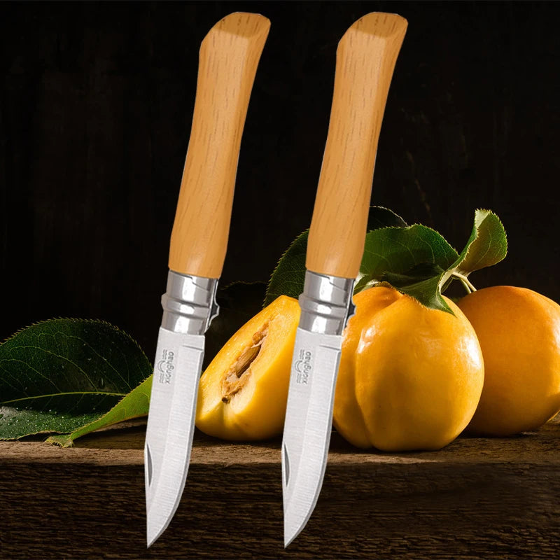 Household Folding Fruit Knife Stainless Steel Sharp Peeler Knife Vegetable and Fruit Slicing Knife Butcher's Meat Boning Knives