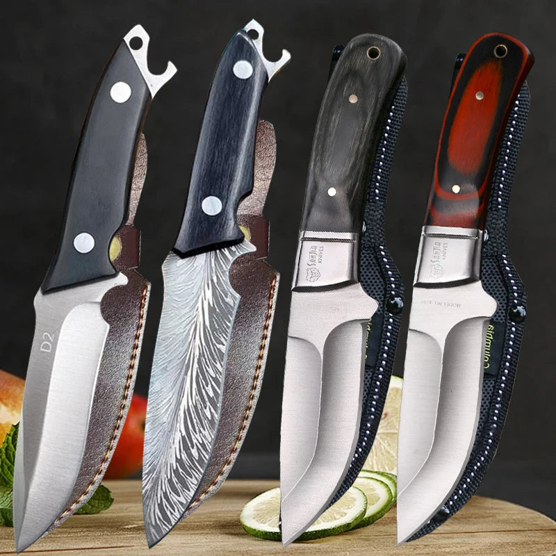 Kitchen Barbecue Knives Stainless Steel Butcher Boning Knife Meat Cleaver Household Vegetable Slicing Knife Fruit Peeling Knife