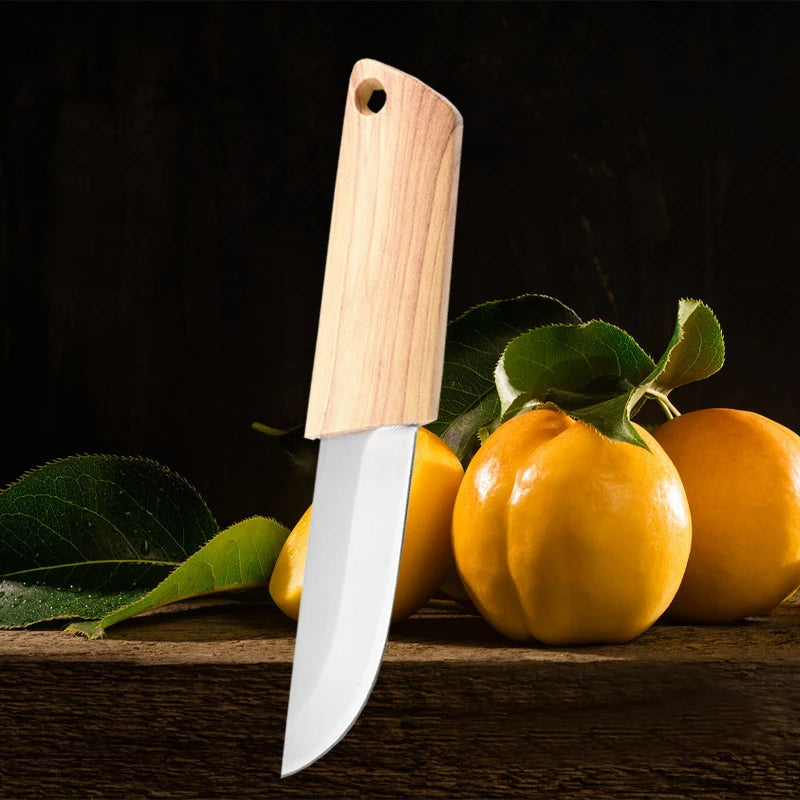 Household Folding Fruit Knife Stainless Steel Sharp Peeler Knife Vegetable and Fruit Slicing Knife Butcher's Meat Boning Knives