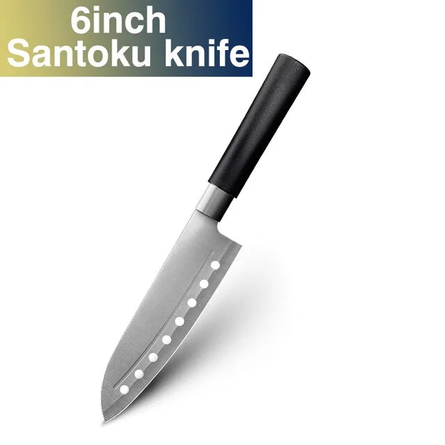 Japanese Kitchen Knife Set Sashimi Sushi Knife Stainless Steel Santoku Knives Chef Carving Utility Fish Filleting Slicing Knives