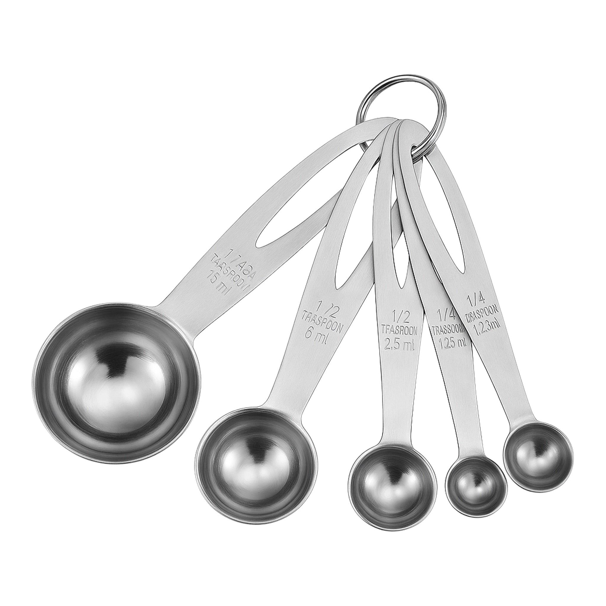 Stainless Steel Measuring Spoon Set for Kitchen & Baking