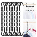 1-40PCS Multi-functional Hanger Rotating Folding Hanger Space-saving 5-hole Windproof Hanger Organizer Connecting Hooks wiktra