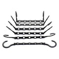 1-40PCS Multi-functional Hanger Rotating Folding Hanger Space-saving 5-hole Windproof Hanger Organizer Connecting Hooks wiktra