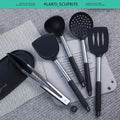 1-Pack Silicone Kitchenware Cooking Utensils Kitchen Accessories Spatula Turner Heat-resistant Soup Spoon Pasta Colander Shovel wiktra