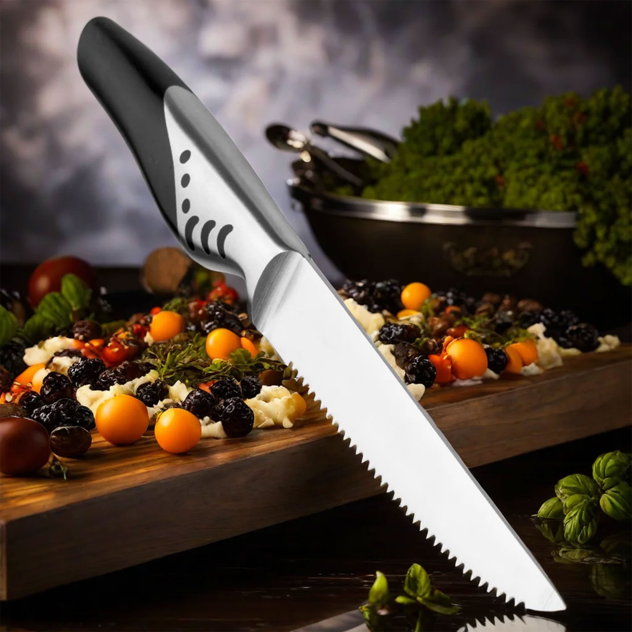 1.4116 Stainless Steel Steak Knife with Polished Handle – Kitchen & Dining