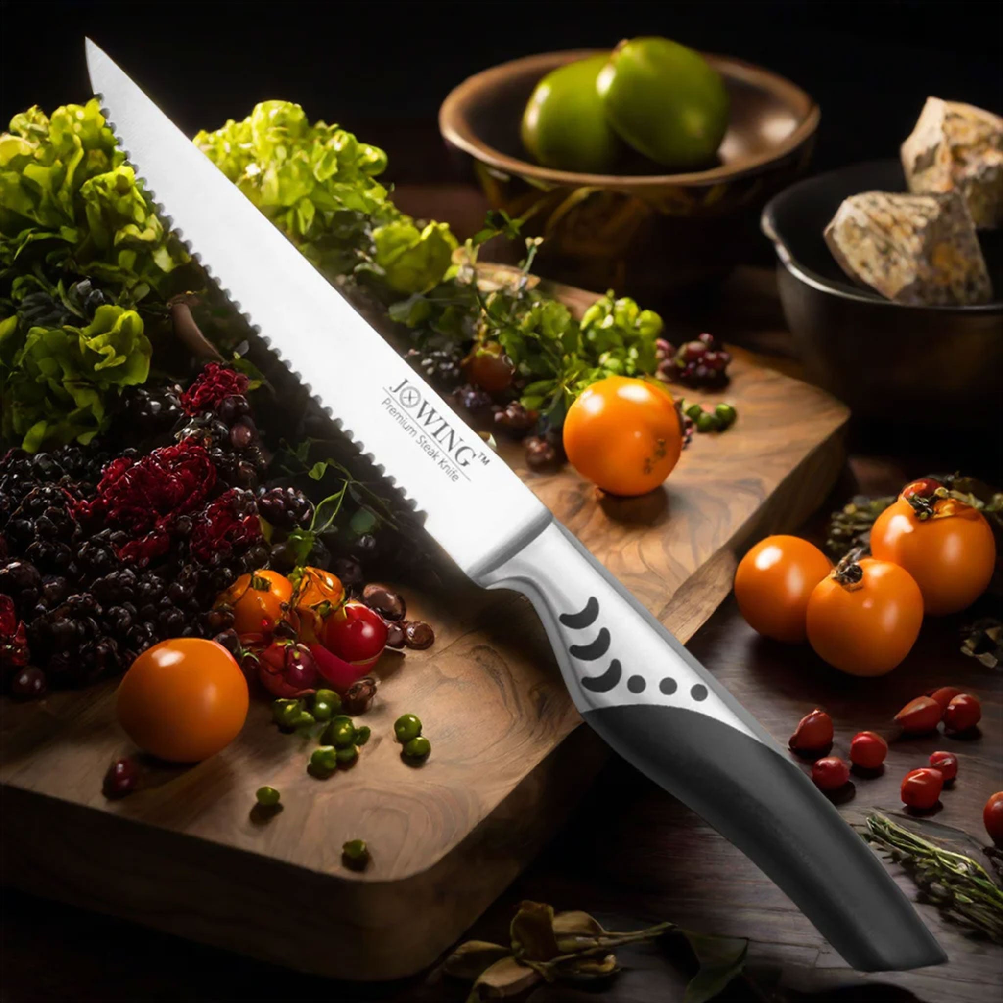 1.4116 Stainless Steel Steak Knife with Polished Handle – Kitchen & Dining