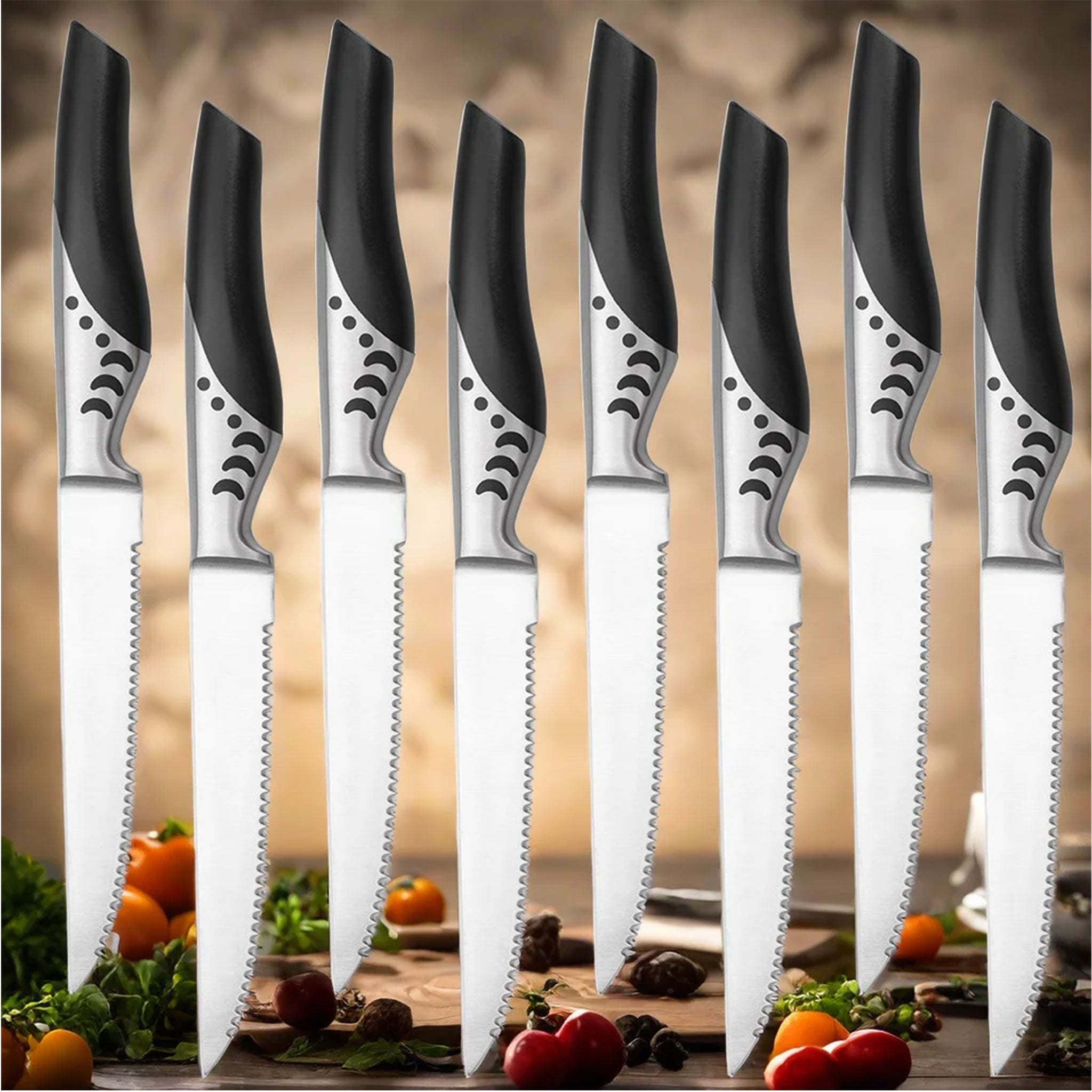 1.4116 Stainless Steel Steak Knife with Polished Handle – Kitchen & Dining