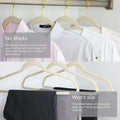 10 High-end Velvet Anti Slip Hangers To Save Space Wardrobe Organizer for Organizing Special Hanging Clothes for Household Use wiktra