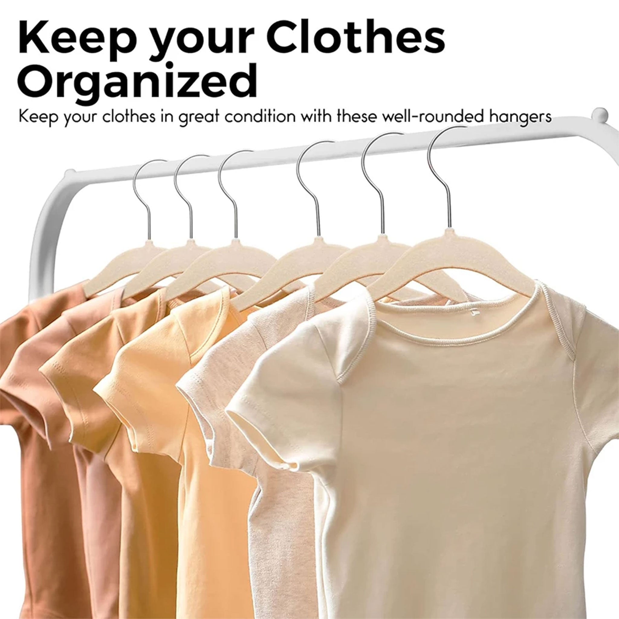 "10-Piece Aluminum Alloy Clothes Hanger Set – Non-Slip Golden Rack"