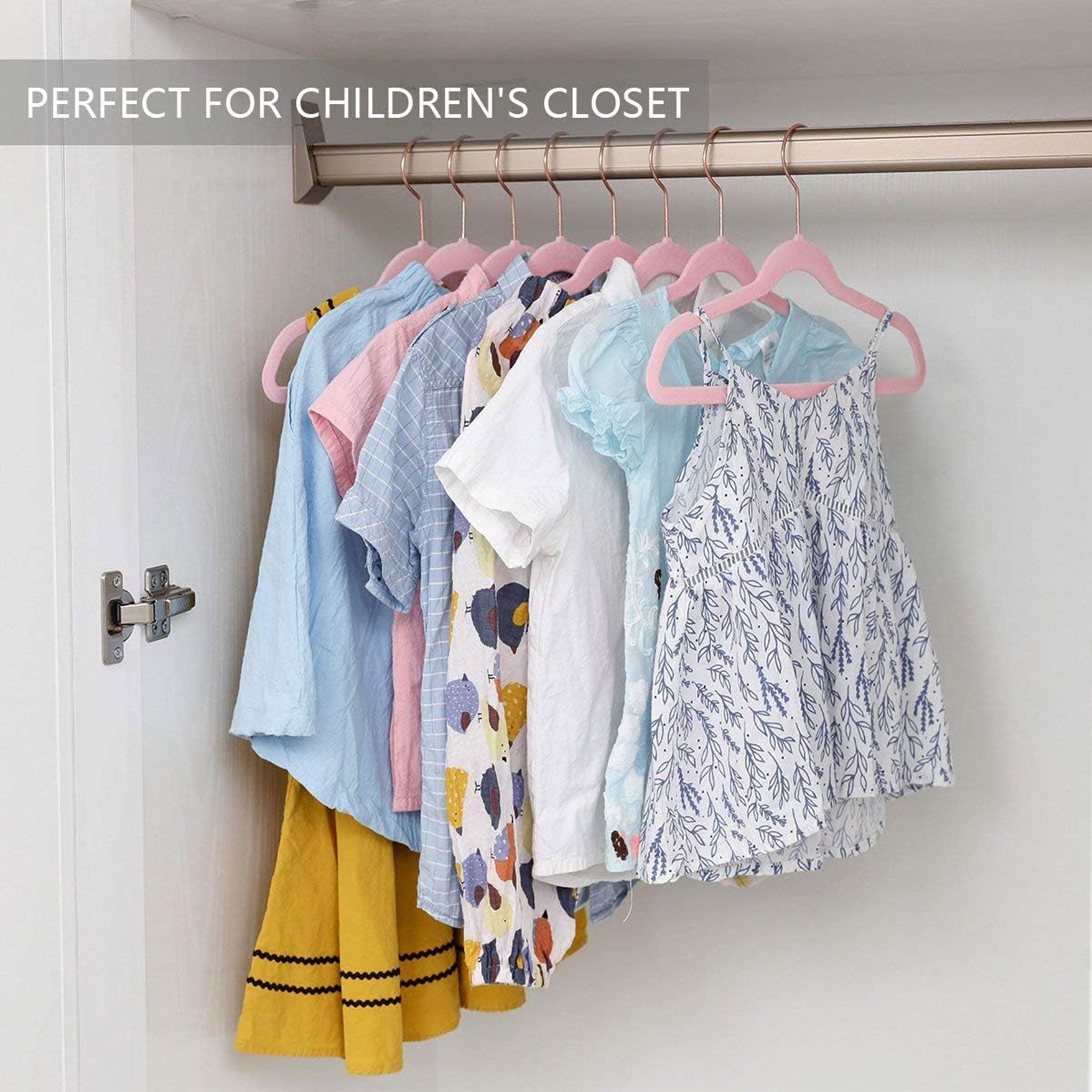 "10-Piece Aluminum Alloy Clothes Hanger Set – Non-Slip Golden Rack"