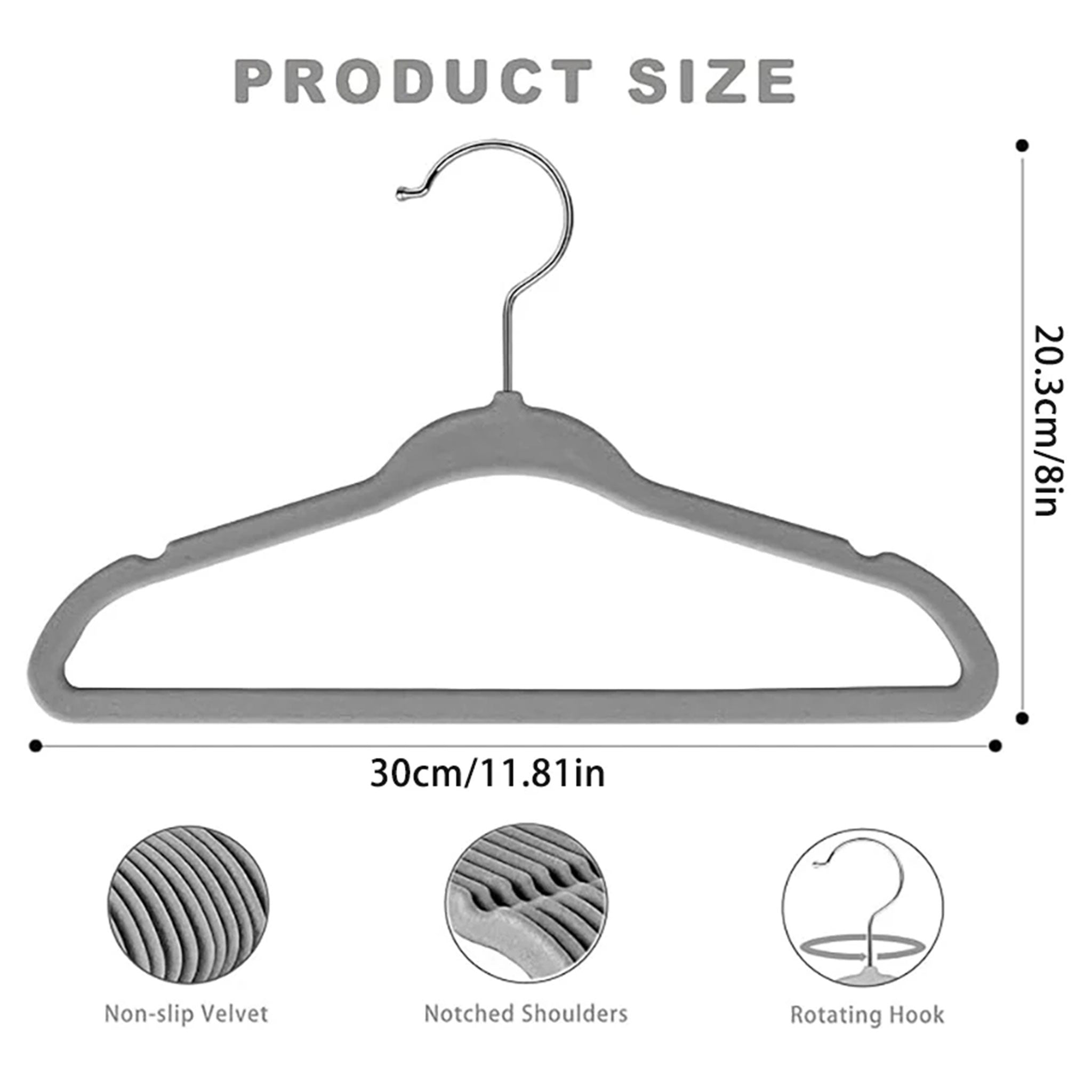 "10-Piece Aluminum Alloy Clothes Hanger Set – Non-Slip Golden Rack"