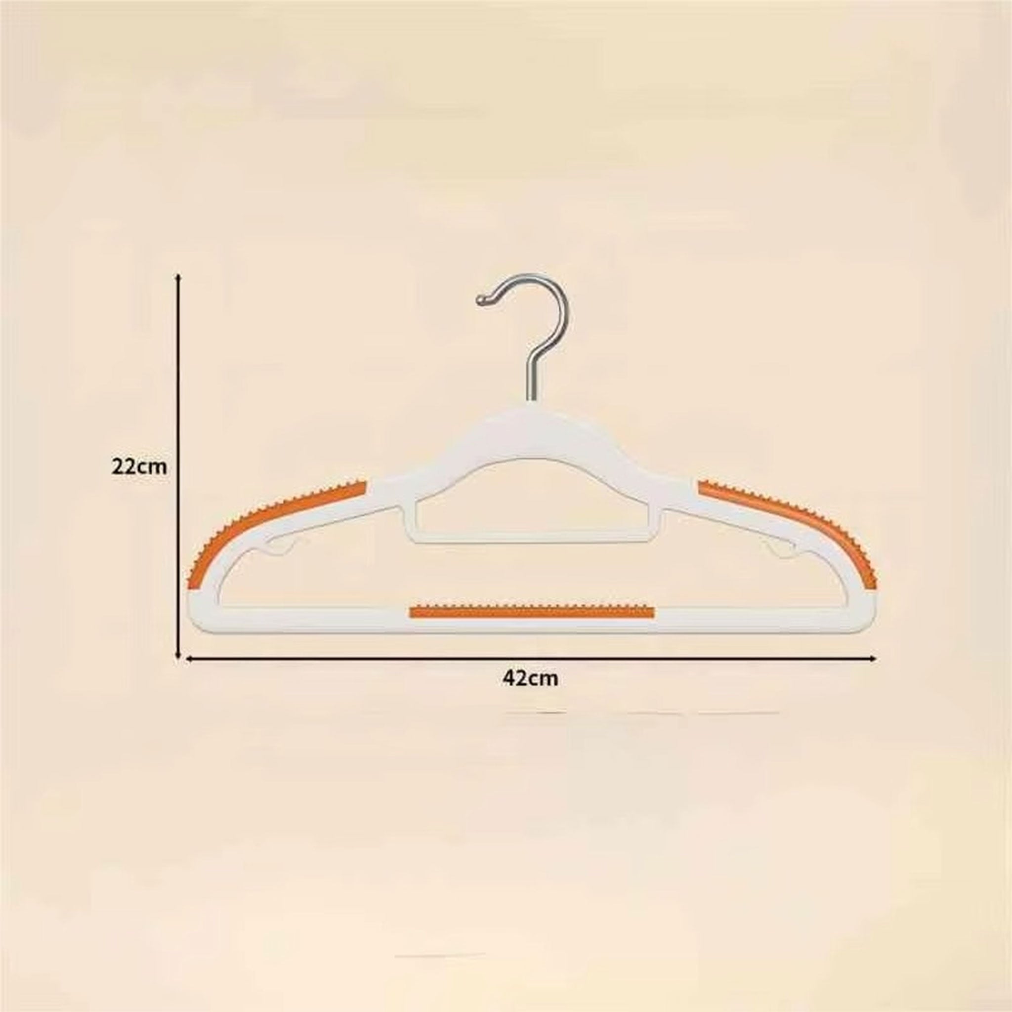 "10-Piece Non-Slip Clothes Hanger Set – No-Trace Storage Solution"