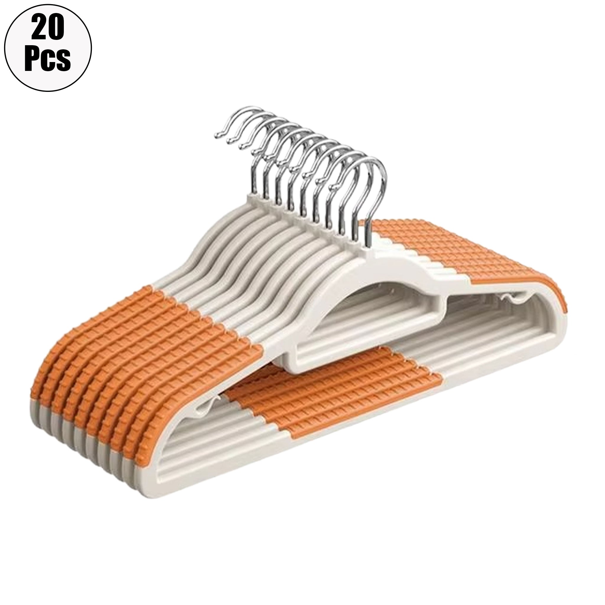 "10-Piece Non-Slip Clothes Hanger Set – No-Trace Storage Solution"