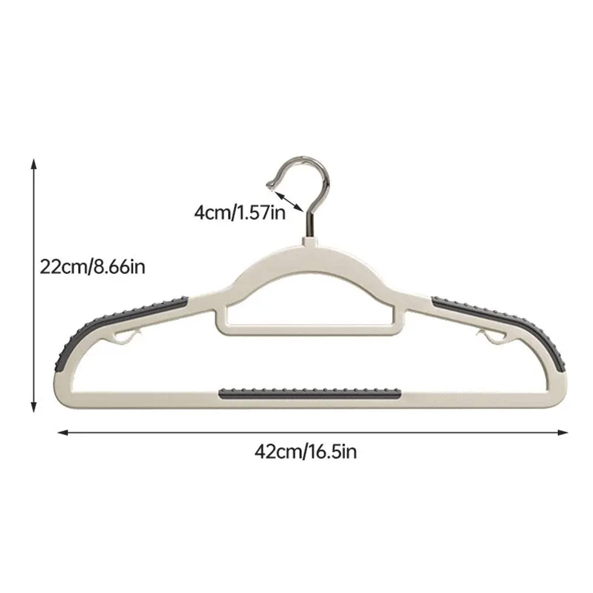 "10-Piece Non-Slip Clothes Hanger Set – No-Trace Storage Solution"