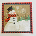 100PCS Christmas Paper Napkins 33X33CM Disposable Snowman Snowflake Reindeer Dinner Santa Napkins Paper Hand Towels for Xmas - Wiktra