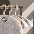 10PCS Non-Slip Wide-Shoulder Coat Hangers Closet Organizer Hangers Clothes Trousers Drying Rack for Coat Wardrobe Storage wiktra