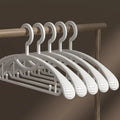 10PCS Non-Slip Wide-Shoulder Coat Hangers Closet Organizer Hangers Clothes Trousers Drying Rack for Coat Wardrobe Storage wiktra