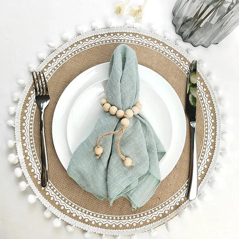 10PCS Sage Green Gauze Crepe Cloth Napkins Pack Pure Cotton Fabric 40x40cm Wedding Decor Everyday Use Dinner Tea Towel - Wiktra