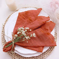 10pcs 30x30cm Cotton Cloth Napkins Gauze Pink Reusable for Wedding Decor Use Dinner Tea Towel Table Village Christmas Napkin - Wiktra