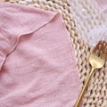 10pcs Cotton Cloth Napkins Gauze Fabric  30x30cm Napkins Pink for Wedding Decor Dinner Tea Towel Table Village Christmas Napkins - Wiktra