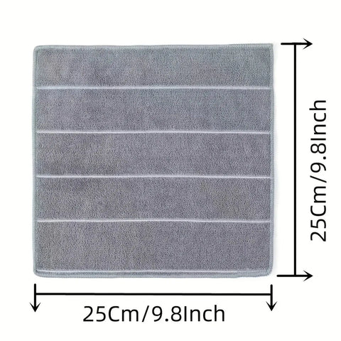 5/10pcs Microfiber Kitchen Towel Super Absorbent Dishcloth Quick Drying Cleaning Cloth Rags Home Cleaning Tools Essential wiktra