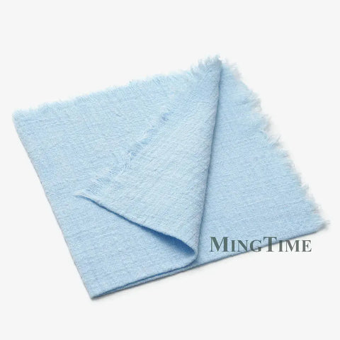 10pcs Napkins Cotton Cloth 41*41cm Rustic Gauze Hanky Tea Towel Dining Place Mats Wedding Supplies Linen Home Table Decor - Wiktra