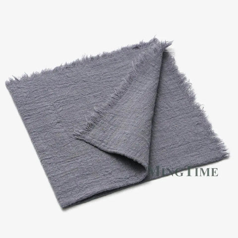 10pcs Napkins Cotton Cloth 41*41cm Rustic Gauze Hanky Tea Towel Dining Place Mats Wedding Supplies Linen Home Table Decor - Wiktra