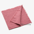 10pcs Napkins Cotton Cloth 41*41cm Rustic Gauze Hanky Tea Towel Dining Place Mats Wedding Supplies Linen Home Table Decor - Wiktra