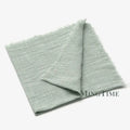 10pcs Napkins Cotton Cloth 41*41cm Rustic Gauze Hanky Tea Towel Dining Place Mats Wedding Supplies Linen Home Table Decor - Wiktra