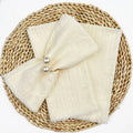 10pcs Sage Green Cloth Napkins Factory Wholesale Serving Cotton Napkins Serviette Gauze Towels Wedding Party Table Decoration/10pcs Napkins - Wiktra