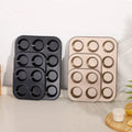 4/6/12 Cup Cupcake Pan Muffin Tray Cupcake Mold Muffin Pan Carbon Steel Baking Pan Non Stick Bakeware Biscuit Pan Microwave Cake wiktra