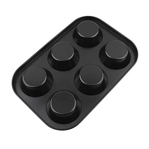 6/12 Cups Cupcake Mold Muffin Pan  Square Cupcake Pan Muffin Tray  Carbon Steel Baking Pan Non Stick Bakeware 657 wiktra