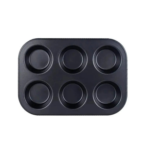 6/12 Cups Square Cupcake Pan Muffin Tray Cupcake Mold Muffin Pan Carbon Steel Baking Pan Non Stick Bakeware                  657