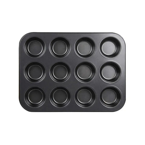 6/12 Cups Square Cupcake Pan Muffin Tray Cupcake Mold Muffin Pan Carbon Steel Baking Pan Non Stick Bakeware                  657