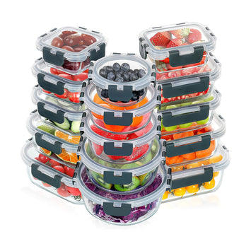 12-Piece Detachable Glass Lunch Box Set
