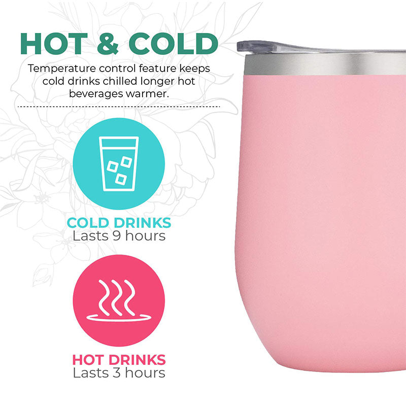 12oz 304 Stainless Steel Eggshell Cup