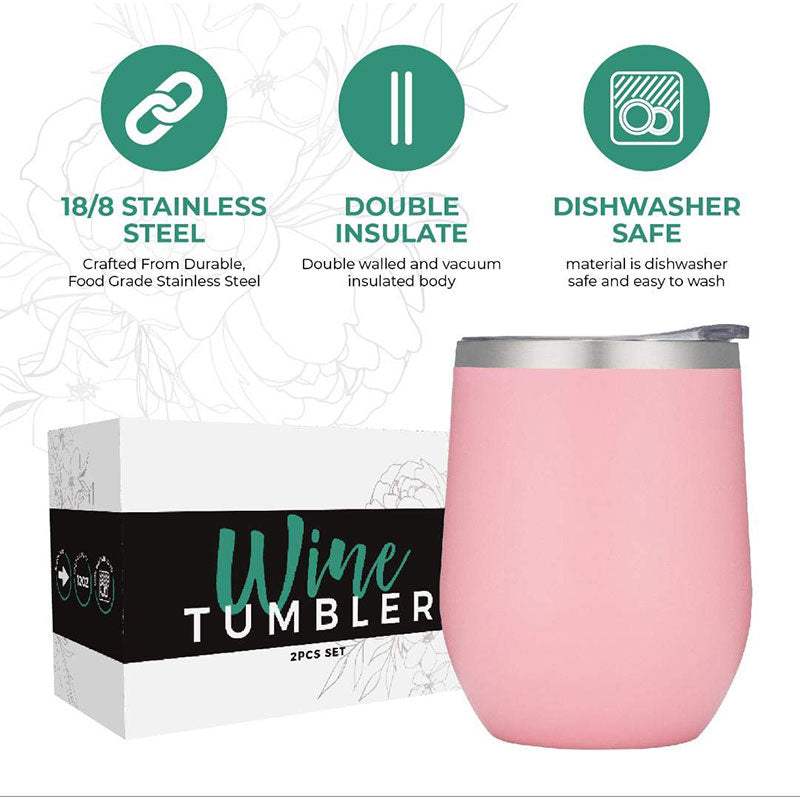 12oz 304 Stainless Steel Eggshell Cup