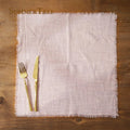 12pcs Retro Napkins 42x42cm Rustic Table Decoration Cotton Gauze Hanky Tea Towel Dining Place Mats Wedding Party Supply - Wiktra