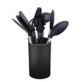 13Pcs Silicone Cooking Utensils Set Wooden Handle Kitchen Cooking Tool Non-stick Cookware Spatula Shovel Egg Kitchenware Beaters wiktra