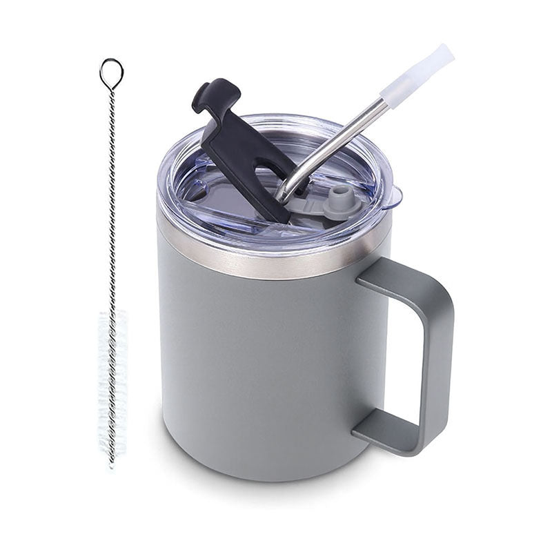 14oz Stainless Steel Vacuum Handle Mug