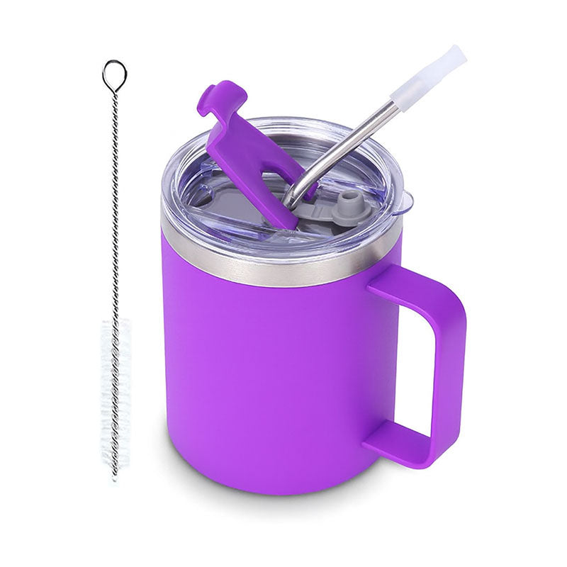 14oz Stainless Steel Vacuum Handle Mug